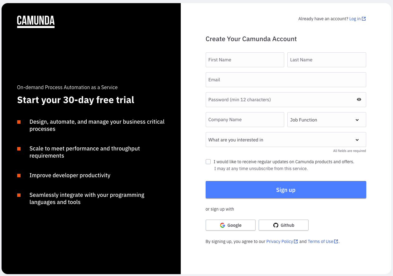 signup