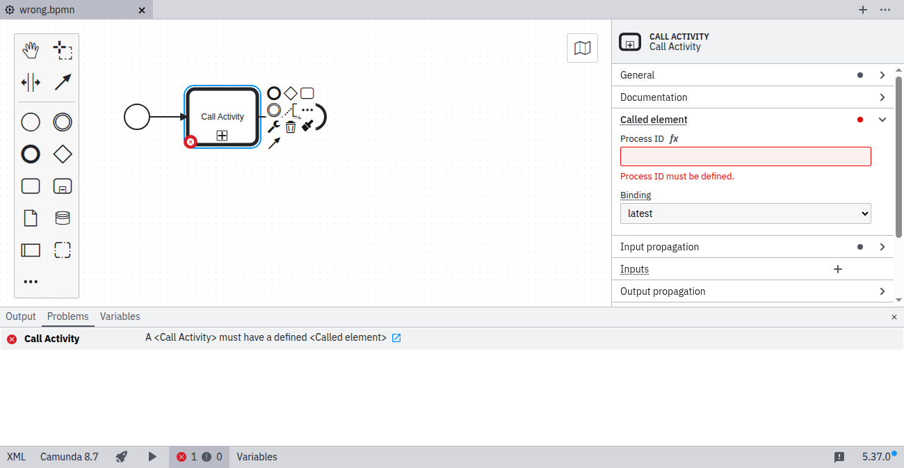 No process ID specified